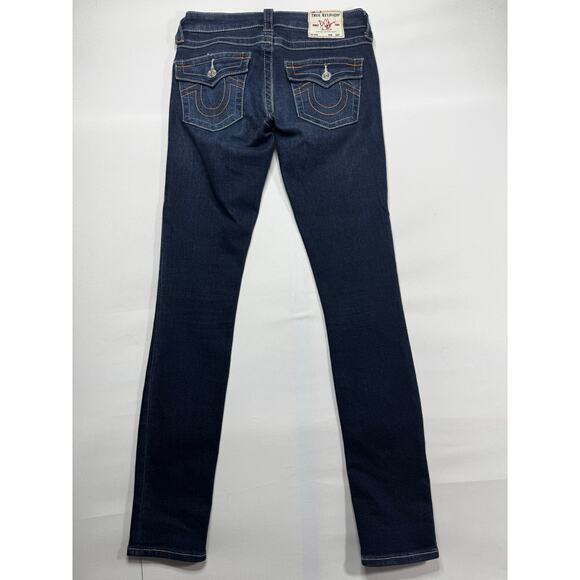 True Religion Women's Stella Low Rise Skinny Stretch Denim Jeans - Size 27x31.5 - Picture 3 of 8